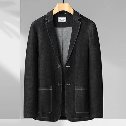 Denim Cotton Blazer