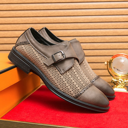 BREATHABLE LEATHER LOAFERS