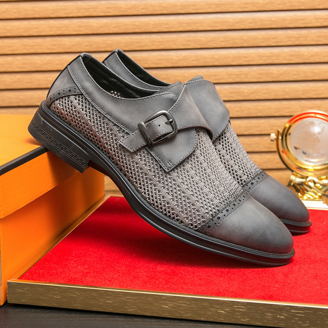 BREATHABLE LEATHER LOAFERS
