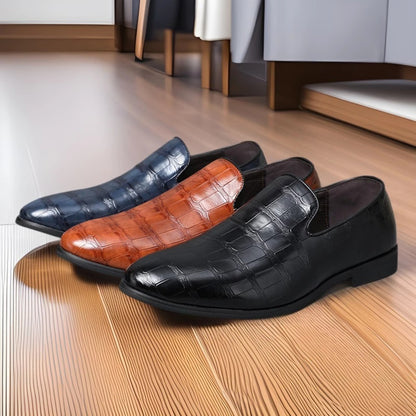 ELEGANT EMBOSSED LOAFERS