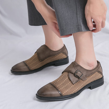BREATHABLE LEATHER LOAFERS