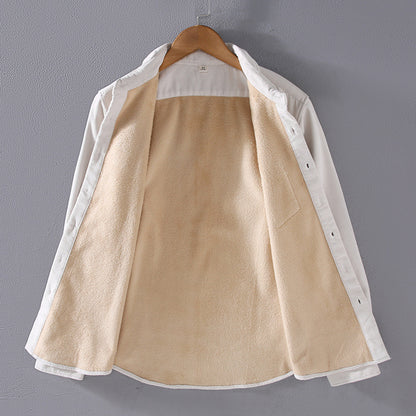 WARM FLEECE CORDUROY SHIRT