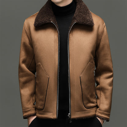 PREMIUM FLEECE LEATHER JACKET