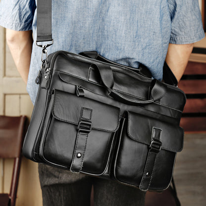 LEATHER LAPTOP BAG