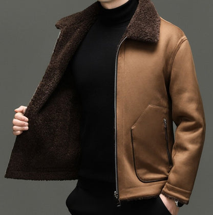 PREMIUM FLEECE LEATHER JACKET