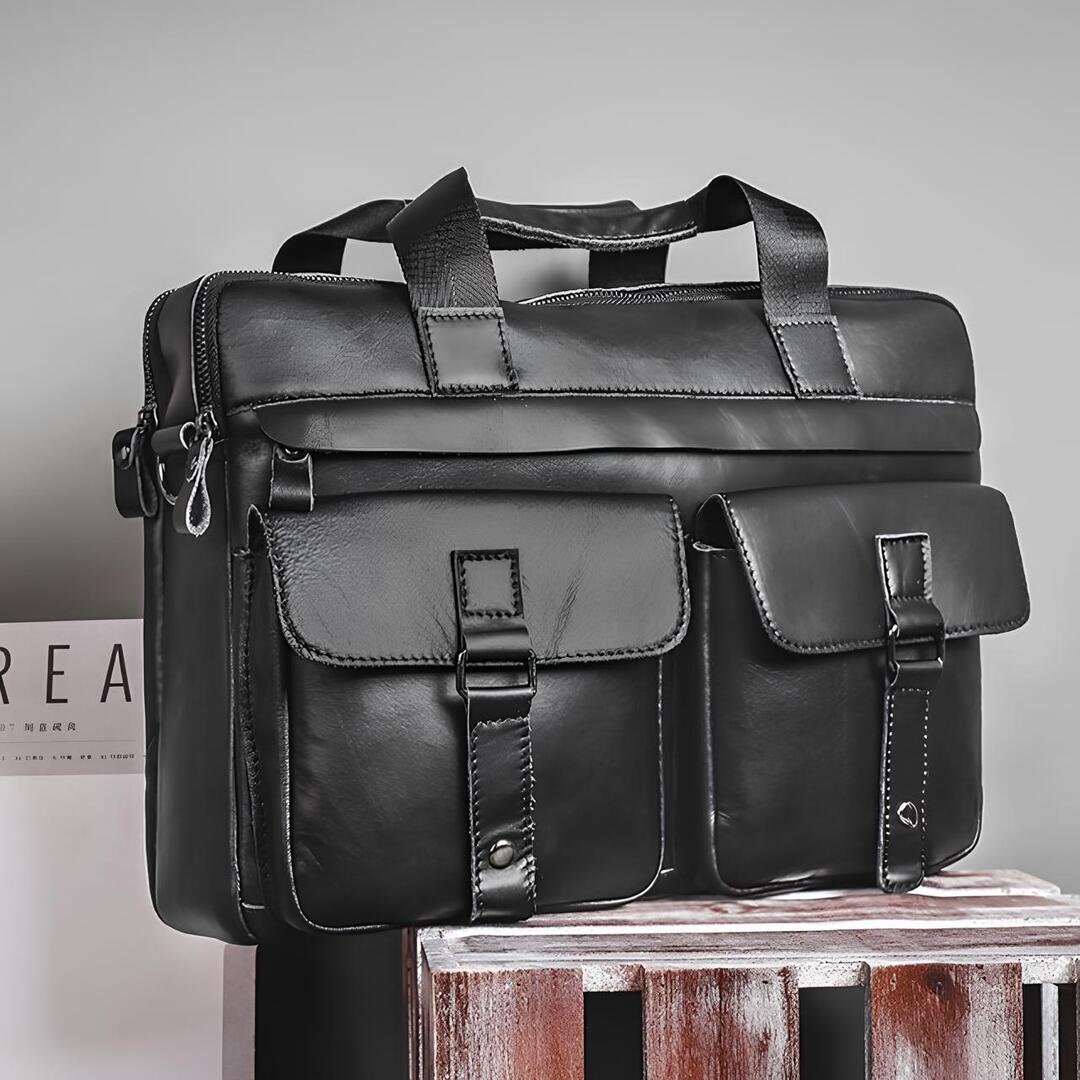 LEATHER LAPTOP BAG