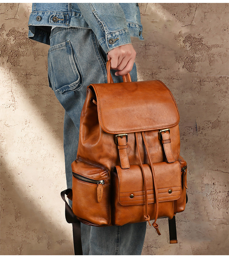 LEATHER EXPLORER BACKPACK