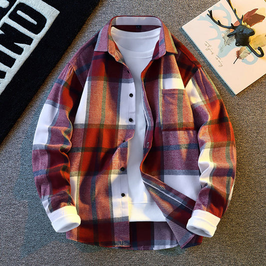 CLASSIC PLAID CASUAL SHIRT