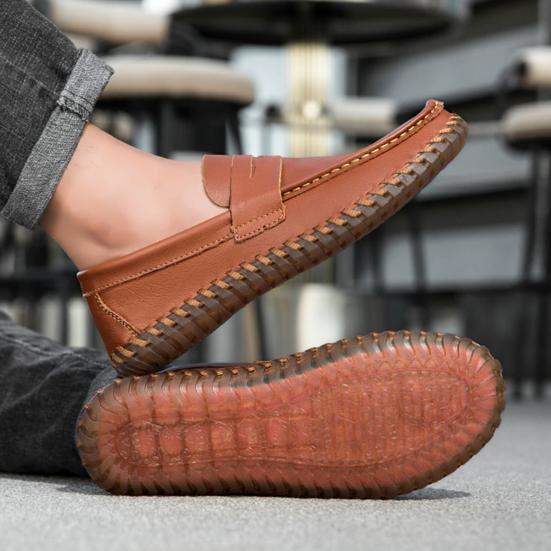 LUXURIOUS GENUINE LEATHER LOAFERS