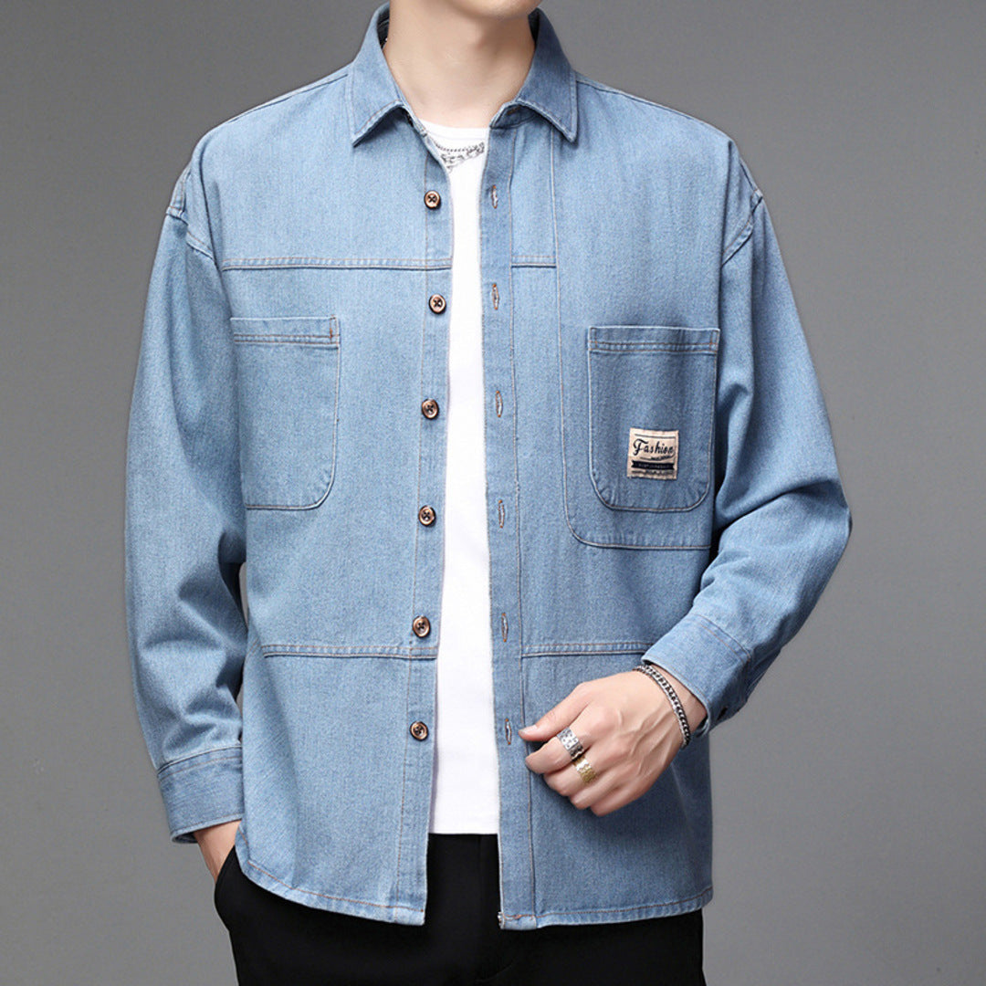 COTTON DENIM SHIRT