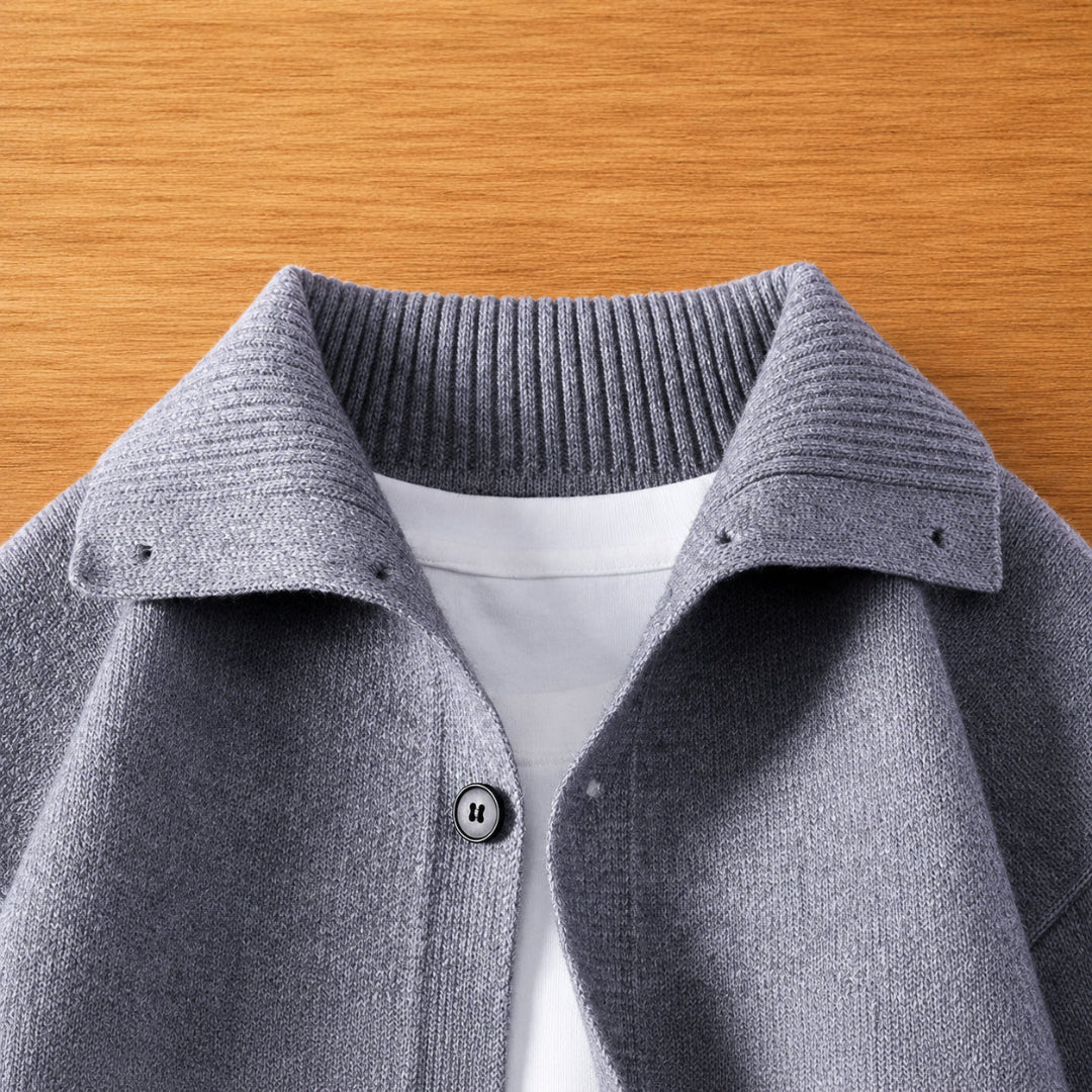 Patterned Knit Cardigan