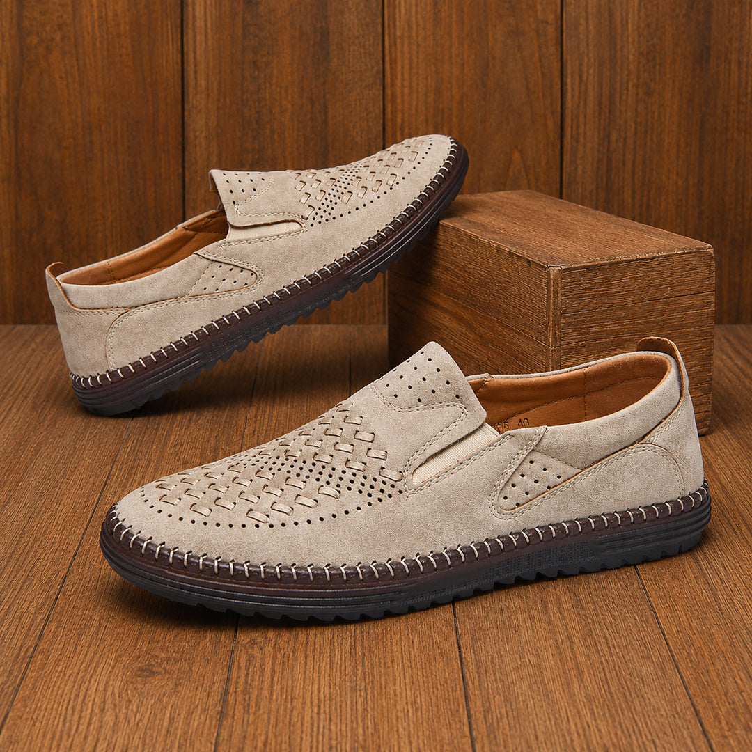 Perforated Slip-On Shoes