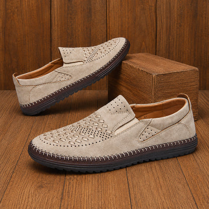 Perforated Slip-On Shoes