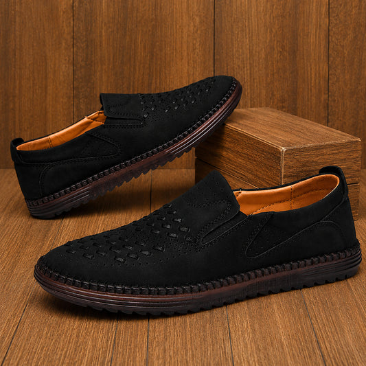 Perforated Slip-On Shoes