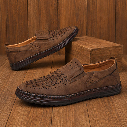 Perforated Slip-On Shoes