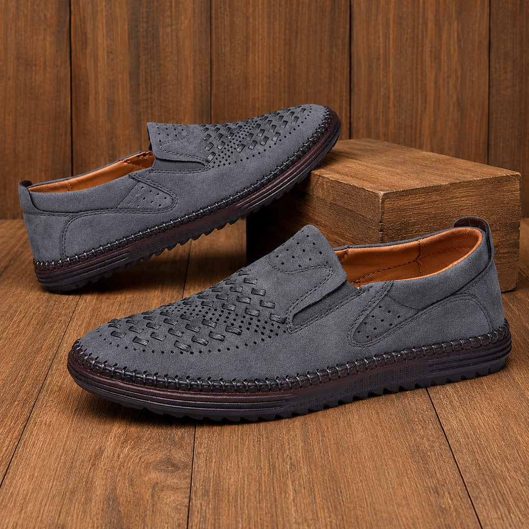 Perforated Slip-On Shoes