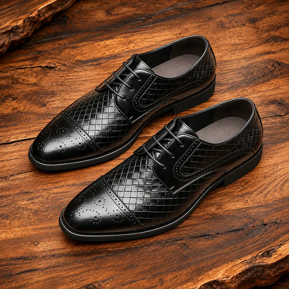 Polished Brogue Dress Shoes