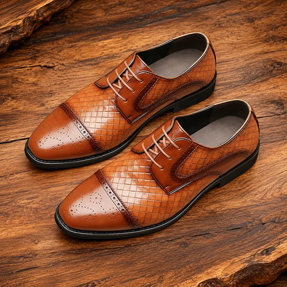 Polished Brogue Dress Shoes