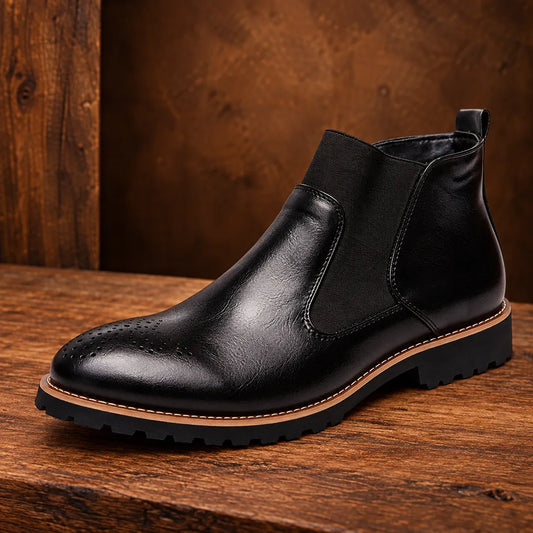 Polished Casual Ankle Boots