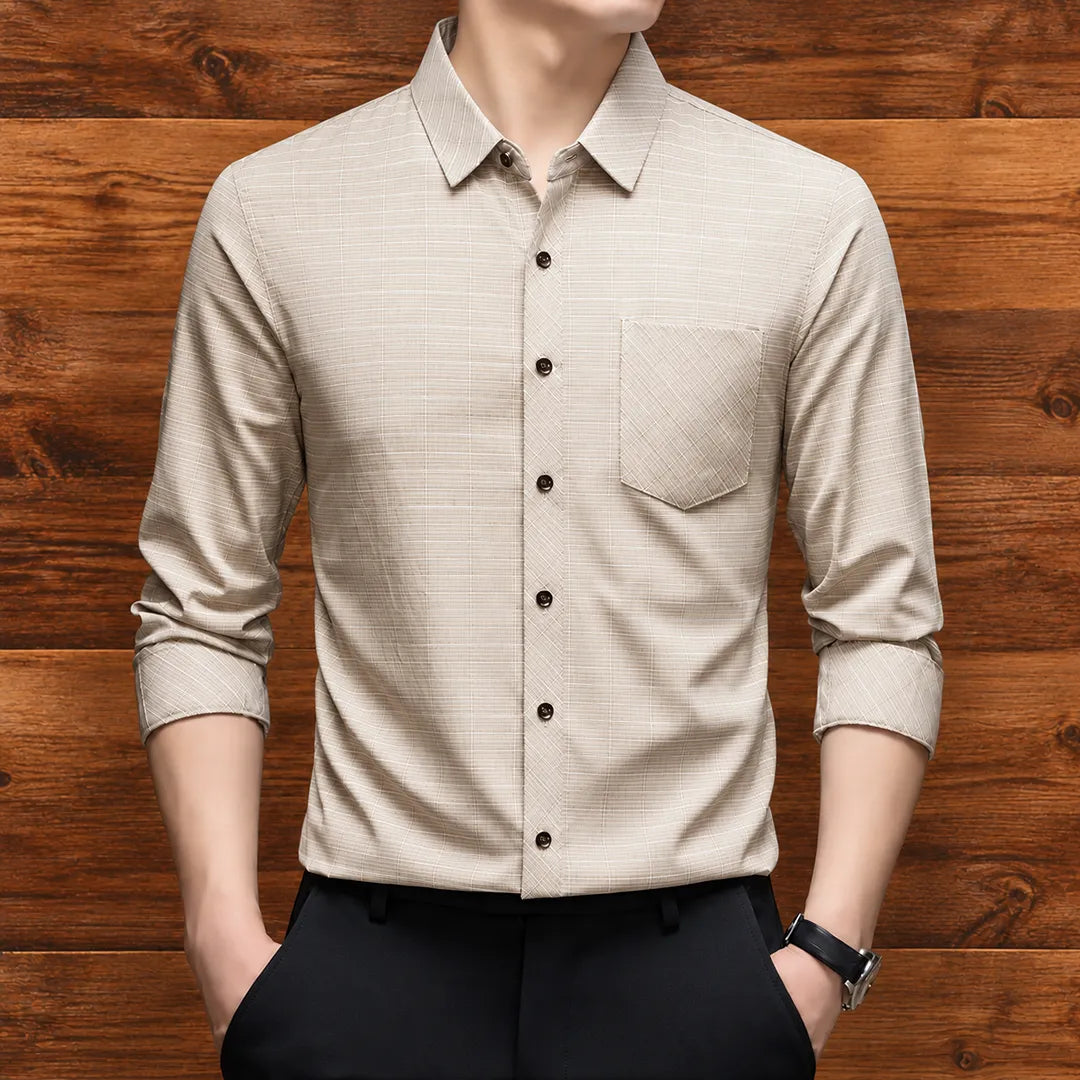 Polished Casual Long Sleeve Shirt