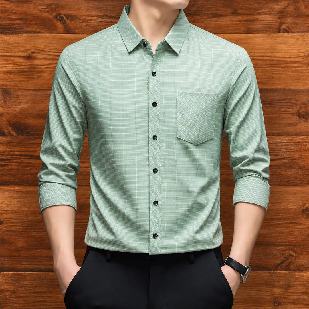 Polished Casual Long Sleeve Shirt