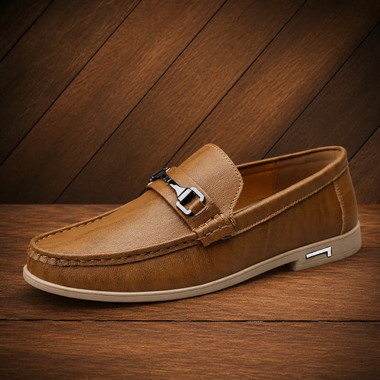Polished Slip-On Loafers