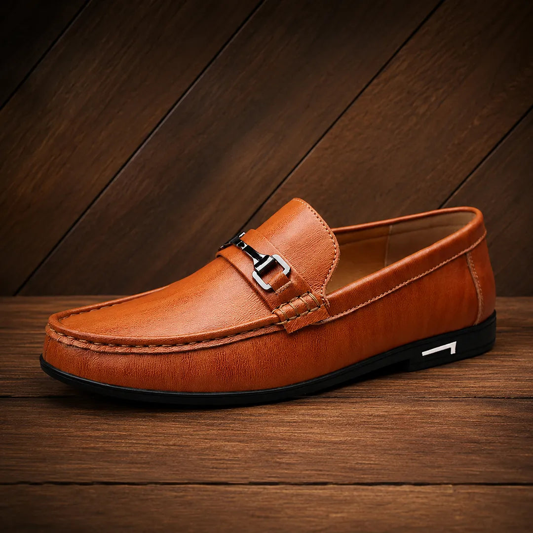 Polished Slip-On Loafers