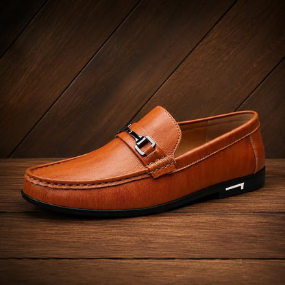 Polished Slip-On Loafers