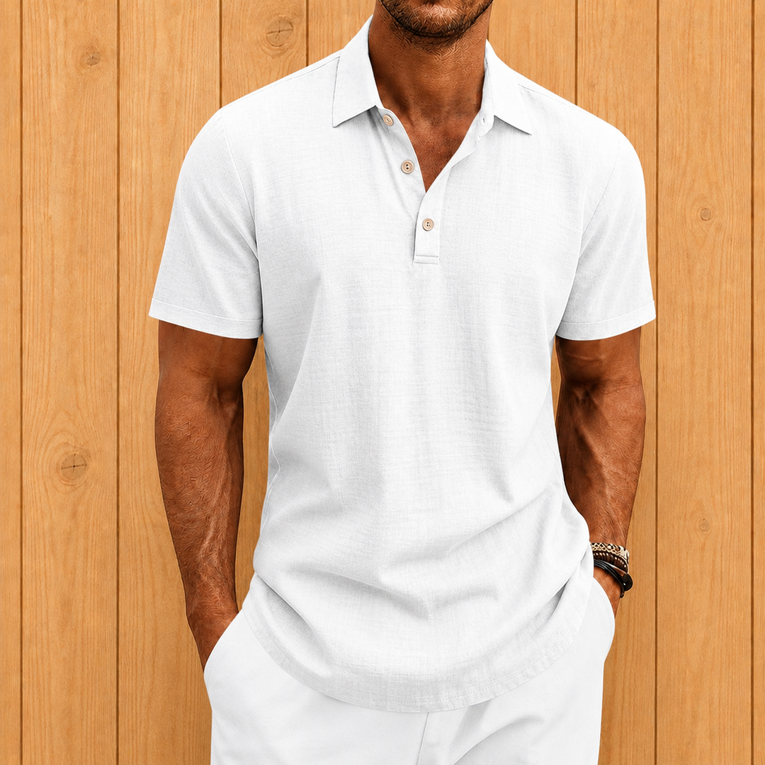 Classic Textured Polo Shirt