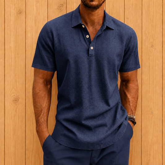 Classic Textured Polo Shirt