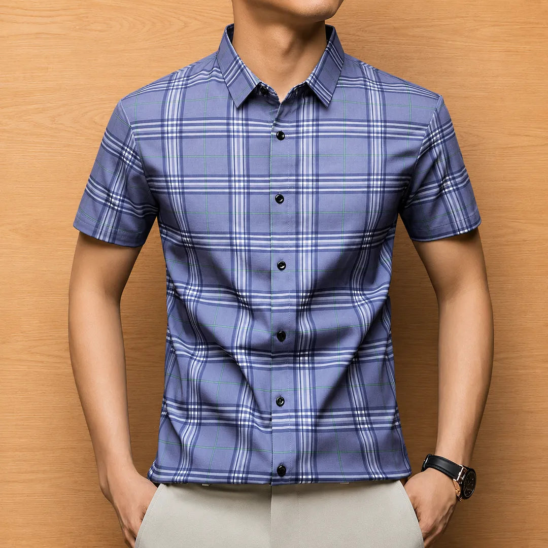 Tailored Plaid Shirt