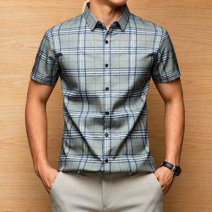 Tailored Plaid Shirt