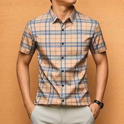 Tailored Plaid Shirt