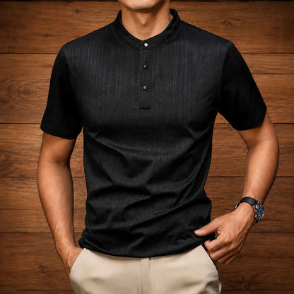 Refined Textured Casual Shirt