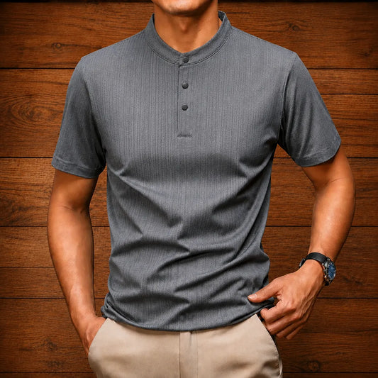 Refined Textured Casual Shirt