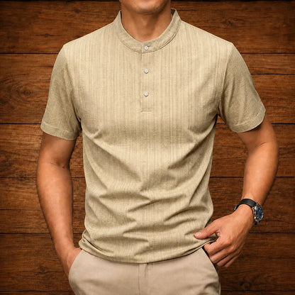Refined Textured Casual Shirt