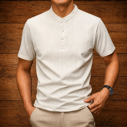 Refined Textured Casual Shirt