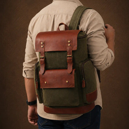 Retro Canvas Backpack