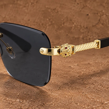 Rimless Gradient Sunglasses