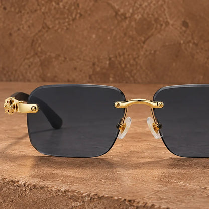 Rimless Gradient Sunglasses