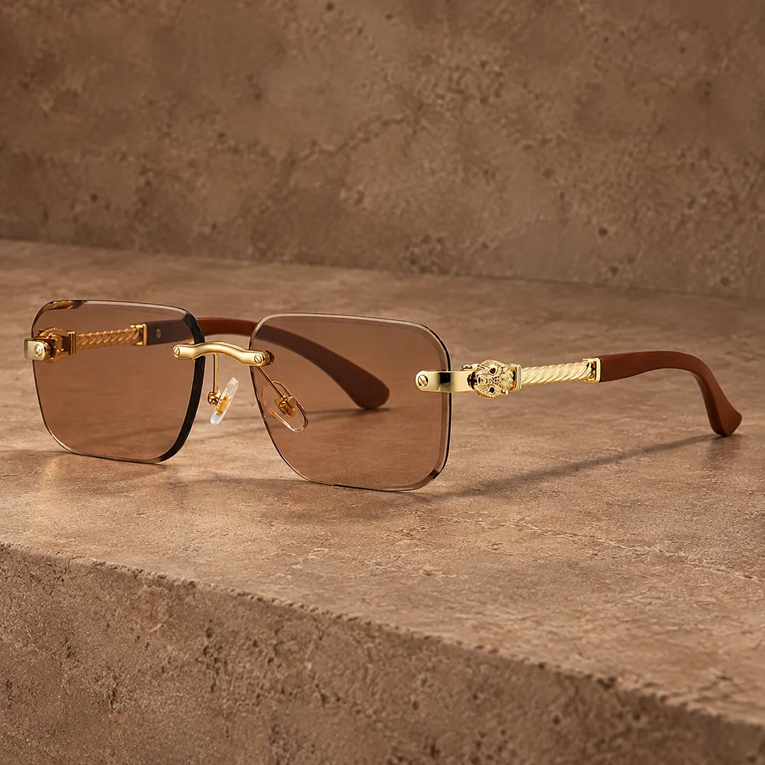Rimless Gradient Sunglasses