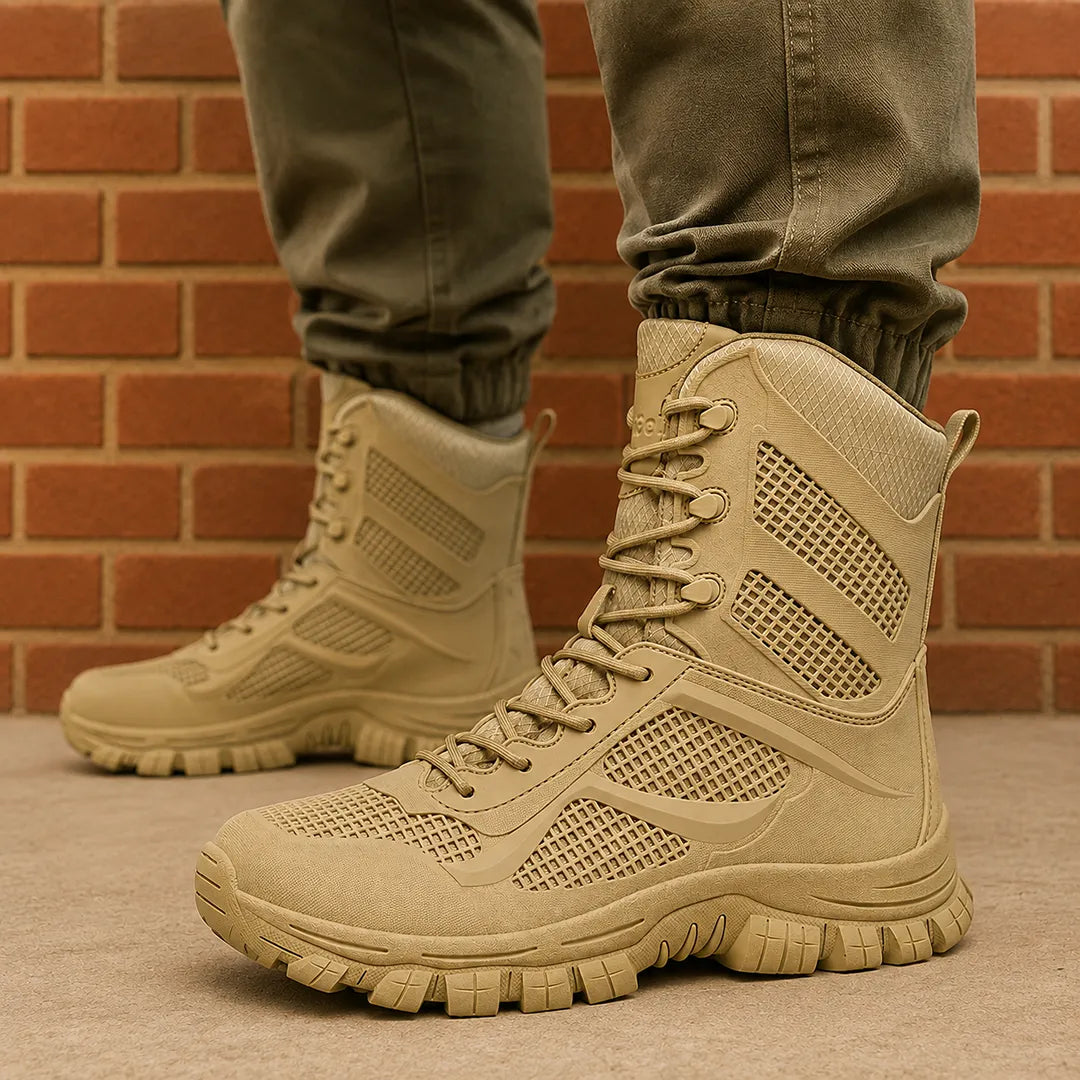 Rugged Fit High-Top Boots