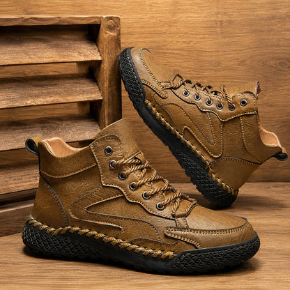 Rugged High Top Boots