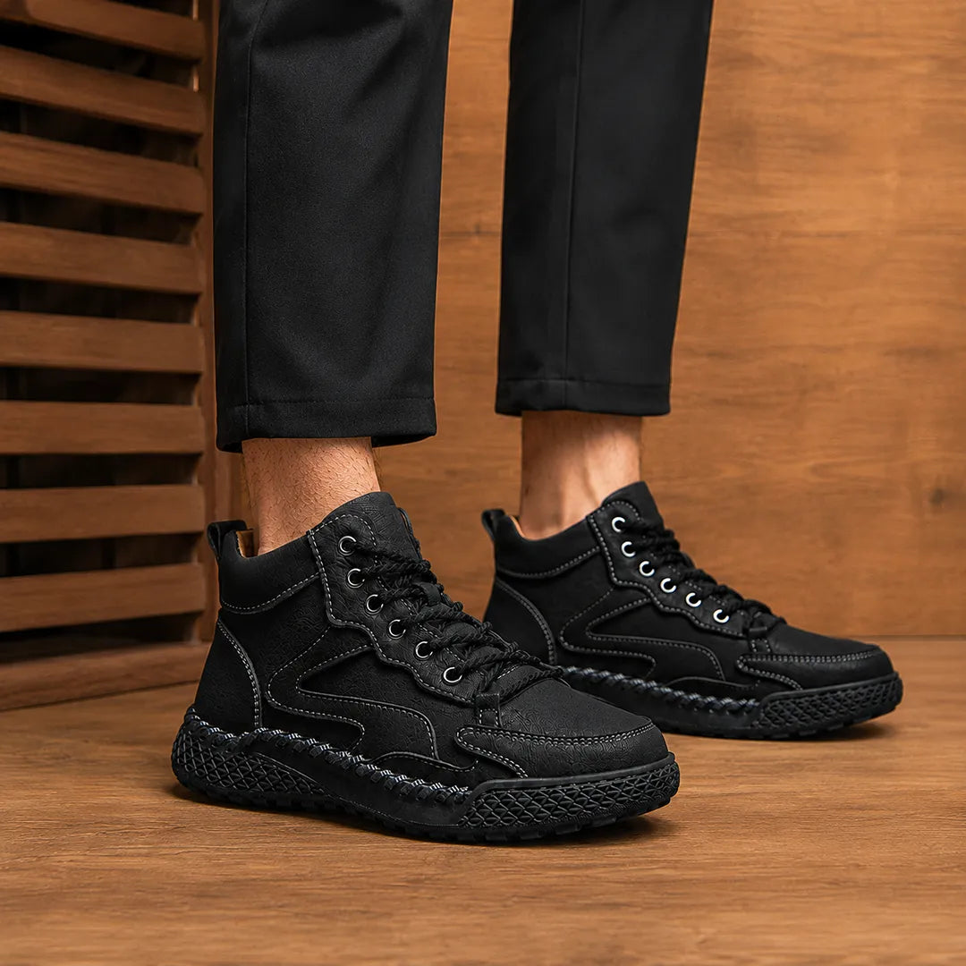 Rugged High Top Boots