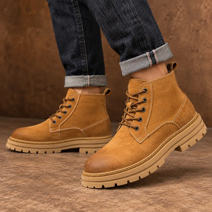Rugged Lace-Up Boots