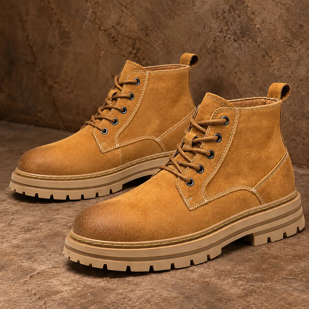 Rugged Lace-Up Boots