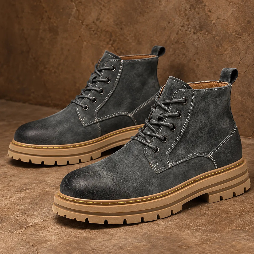 Rugged Lace-Up Boots