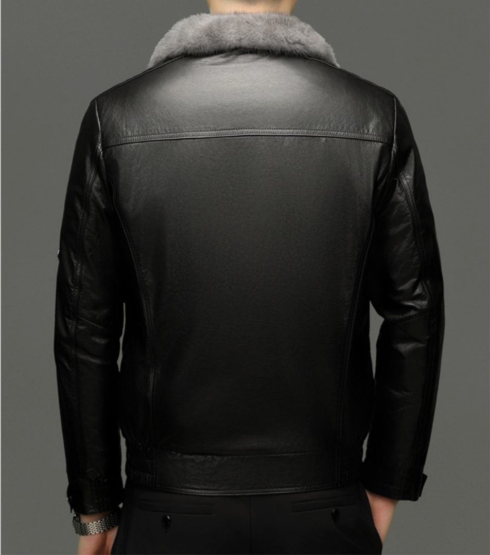 REGAL LEATHER JACKET PLUSH