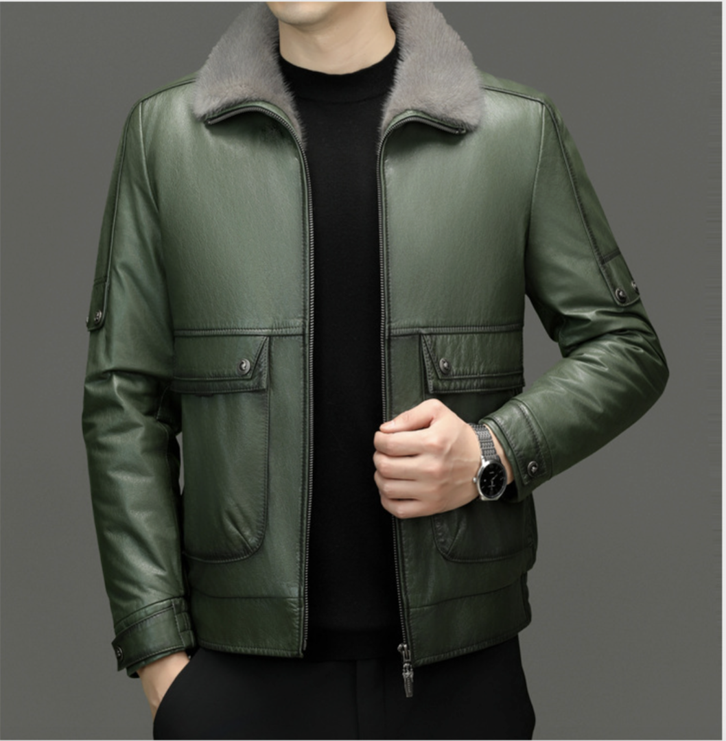 REGAL LEATHER JACKET PLUSH