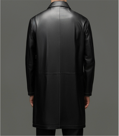 MIDNIGHT COWHIDE POWER COAT